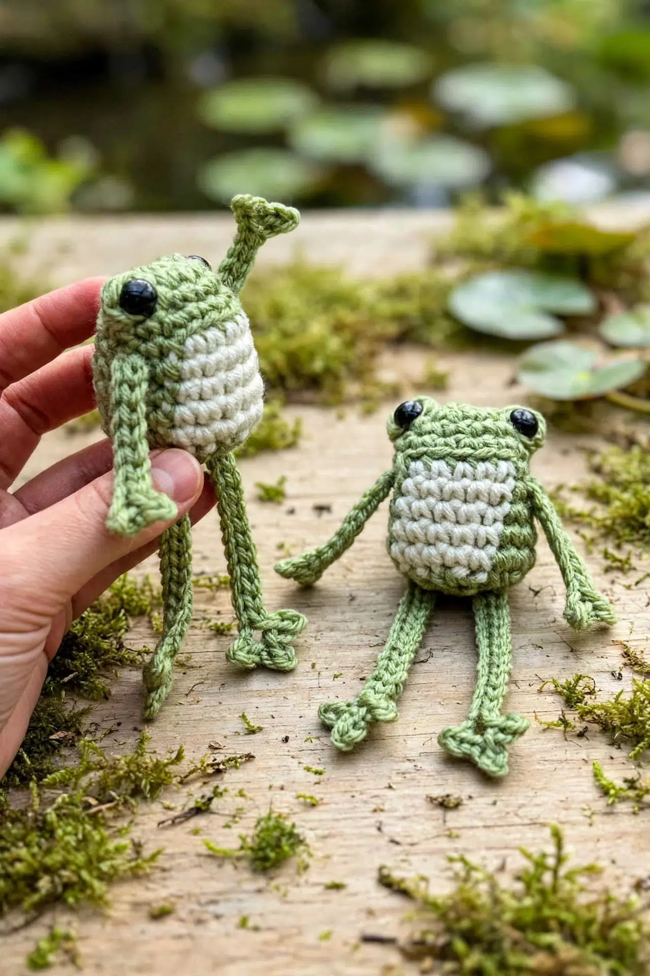 Leggy Frog Crochet Pattern