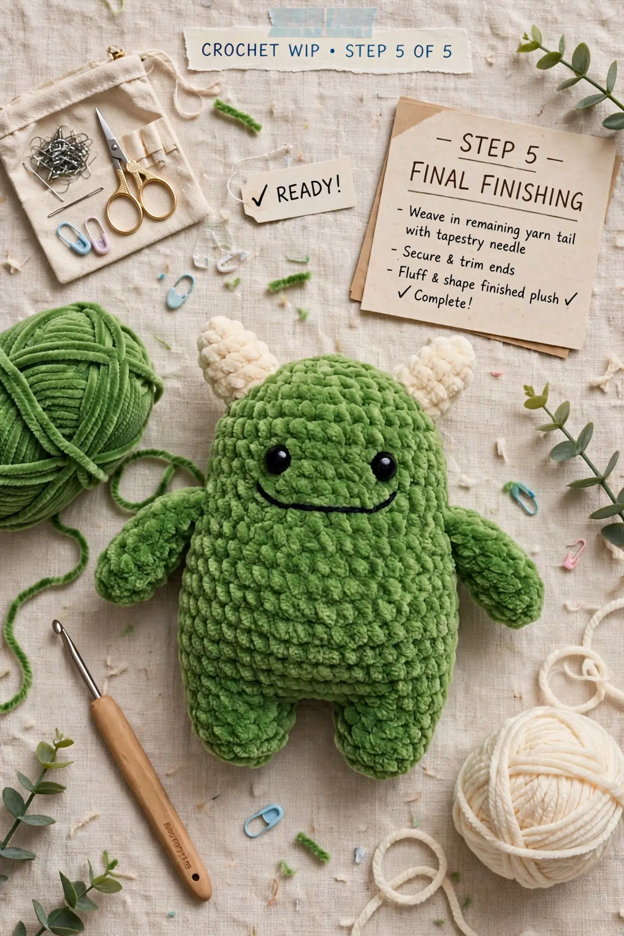 Monster Plushie Crochet Pattern