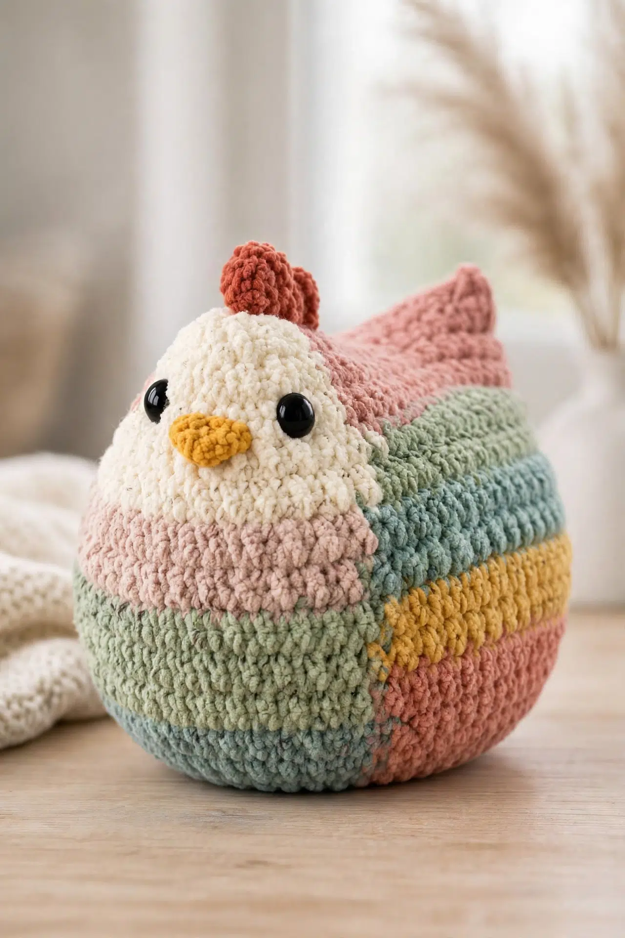 Emotional Support Chicken Crochet Pattern