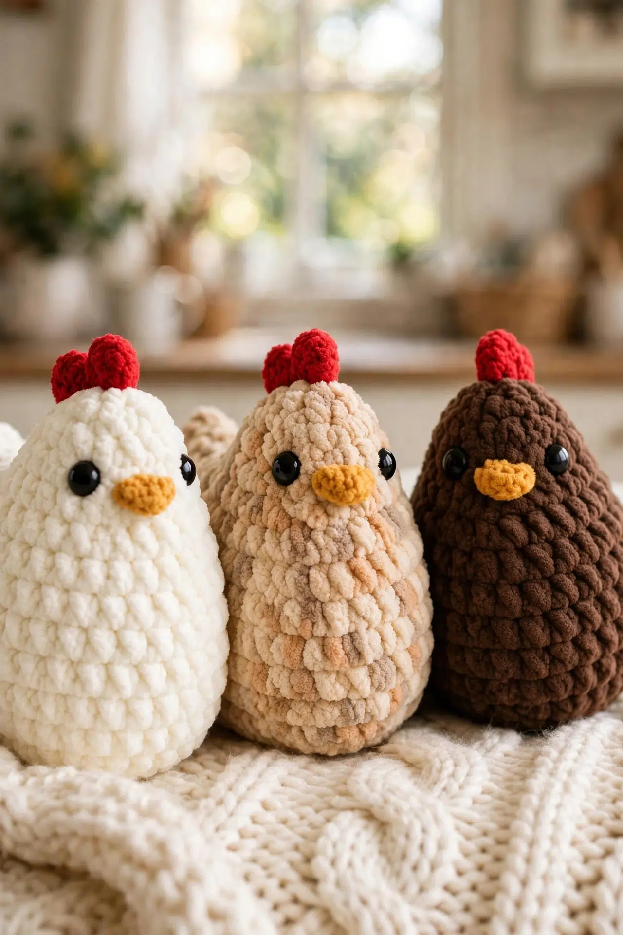 Emotional Support Chicken Crochet Pattern
