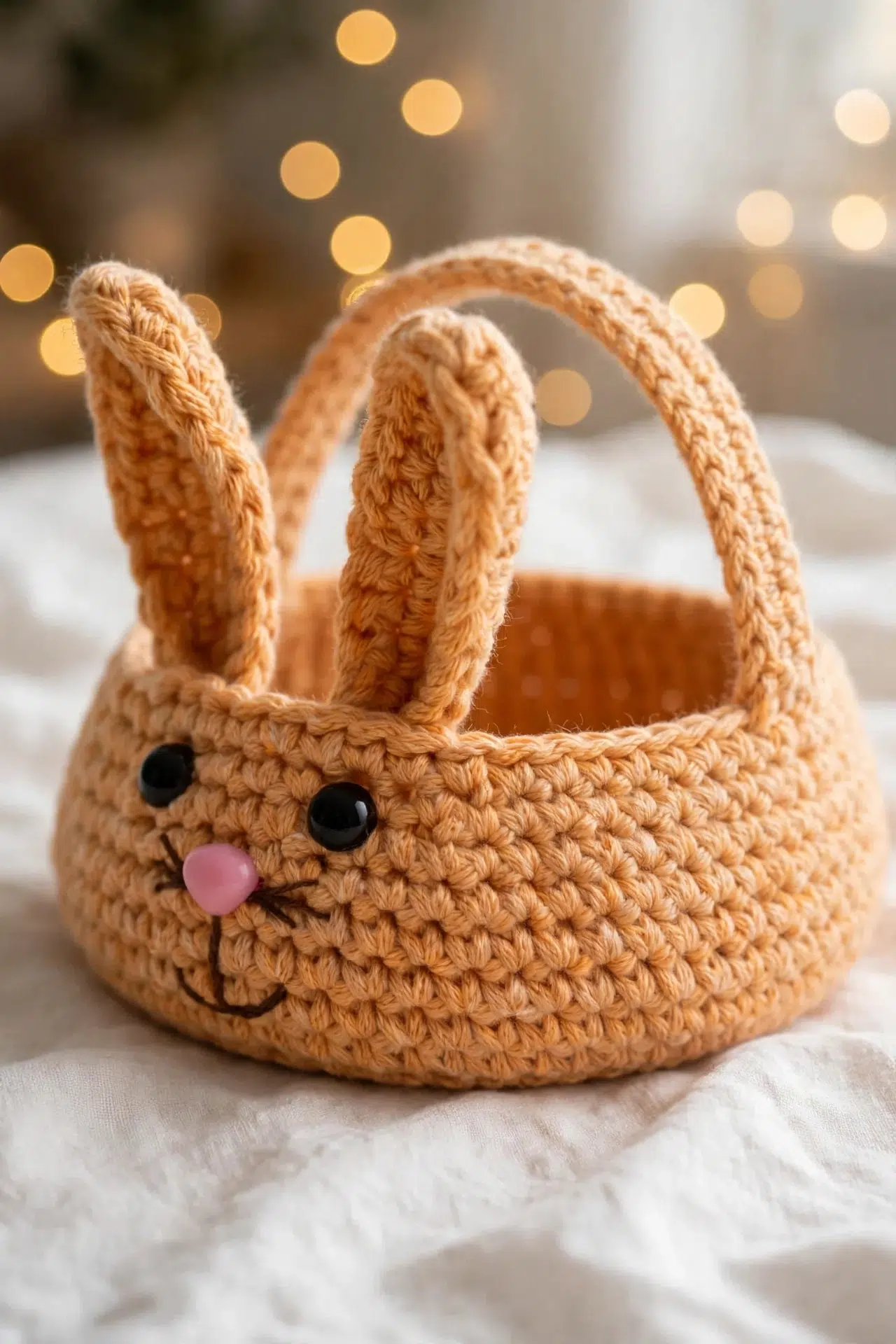 Easter Bunny Basket Crochet Pattern