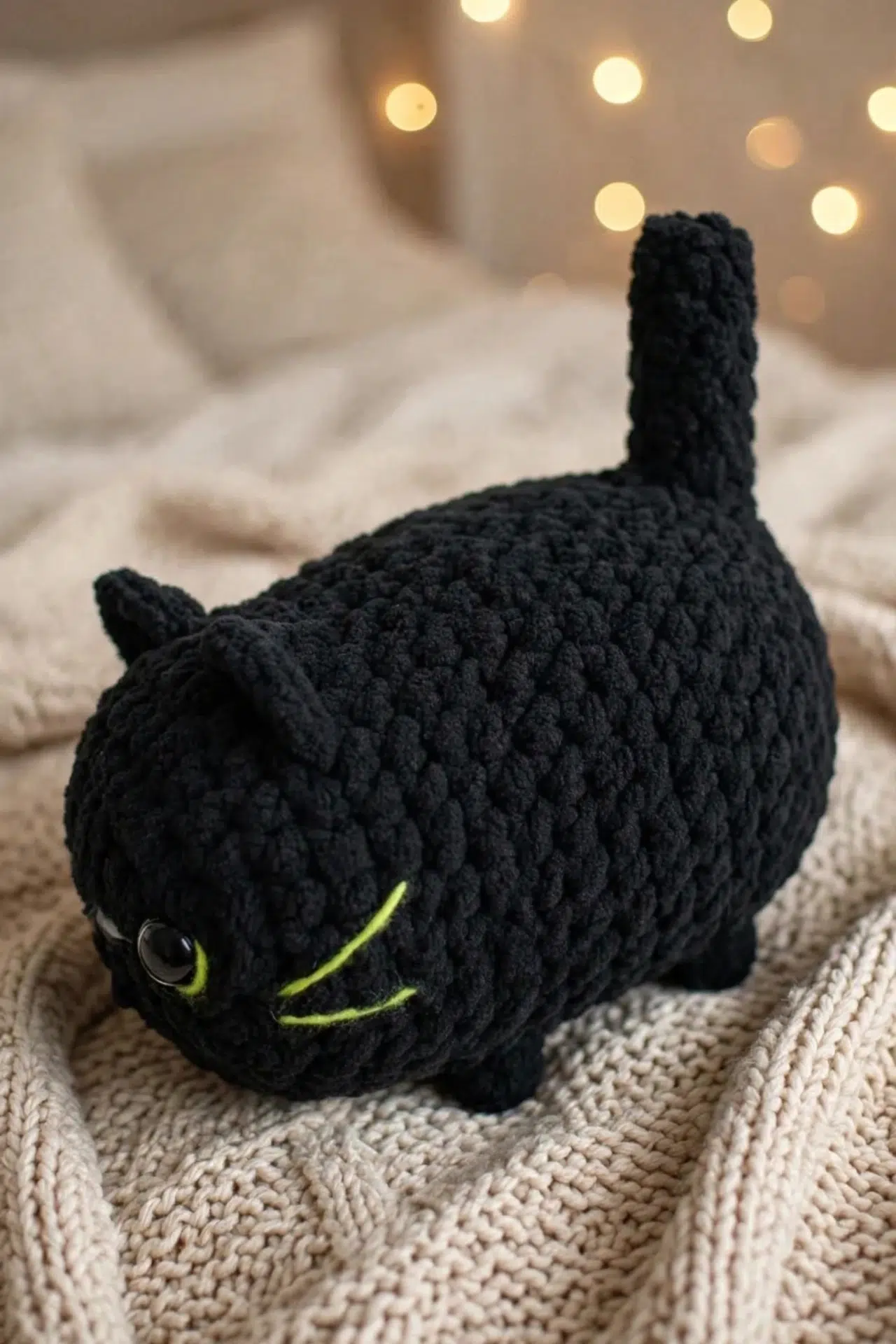 Black Cat Amigurumi Crochet Pattern