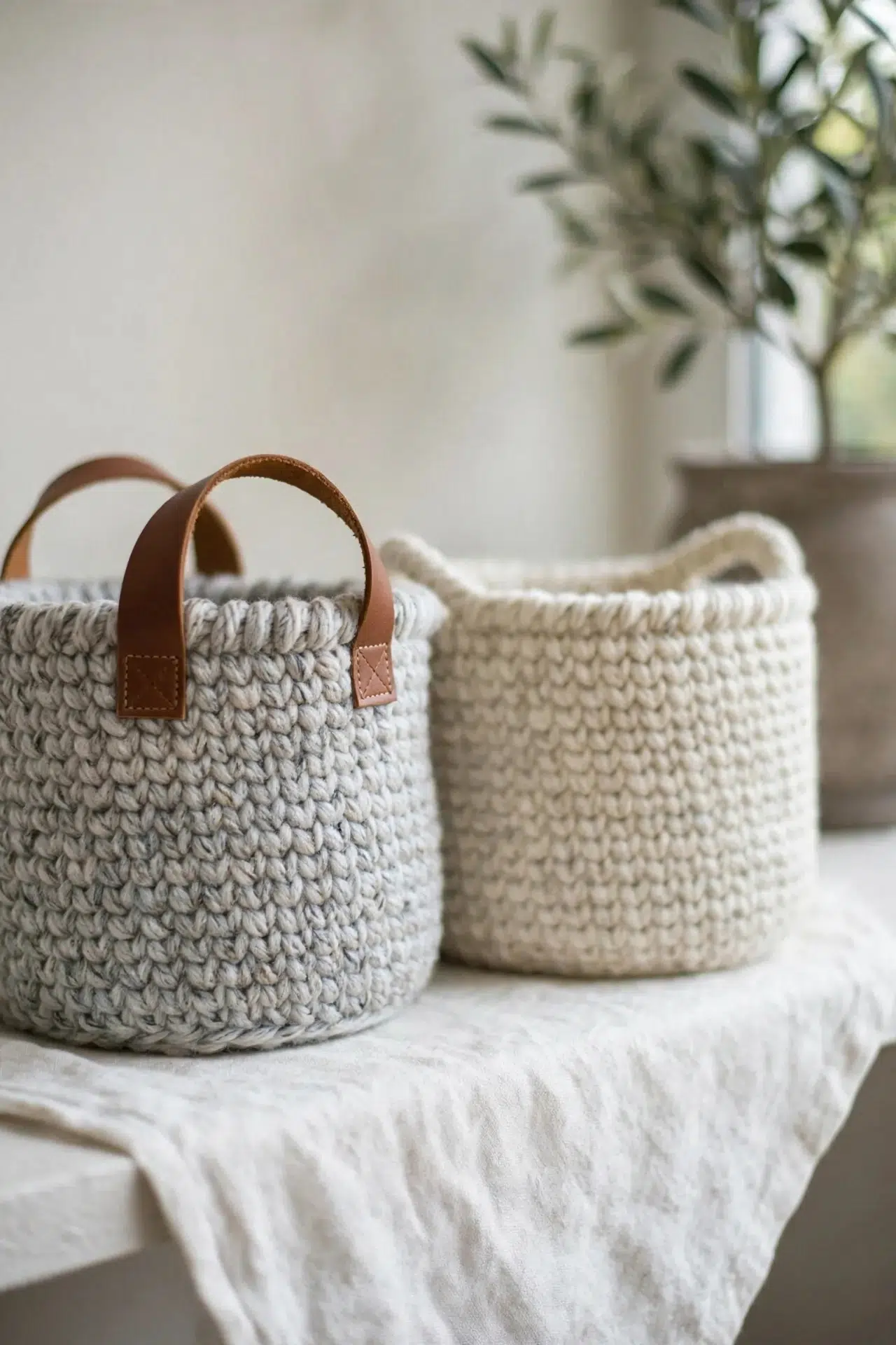 Chunky Round Basket Crochet Pattern