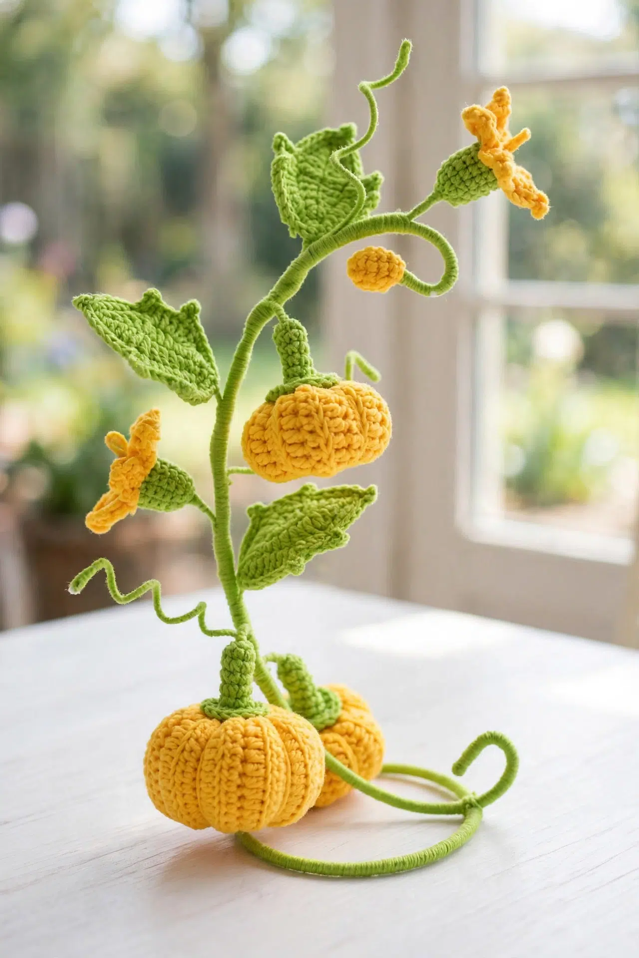 Pumpkin Vines Home Decor Crochet Pattern