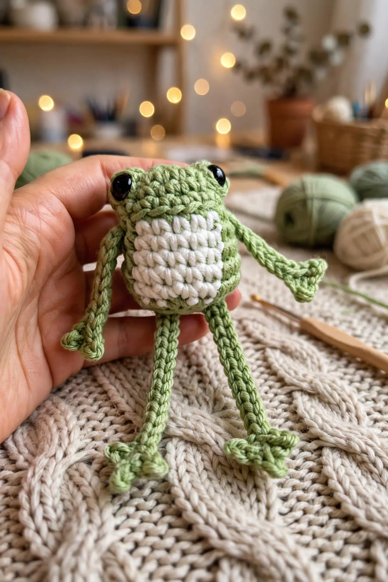 Leggy Frog Crochet Pattern