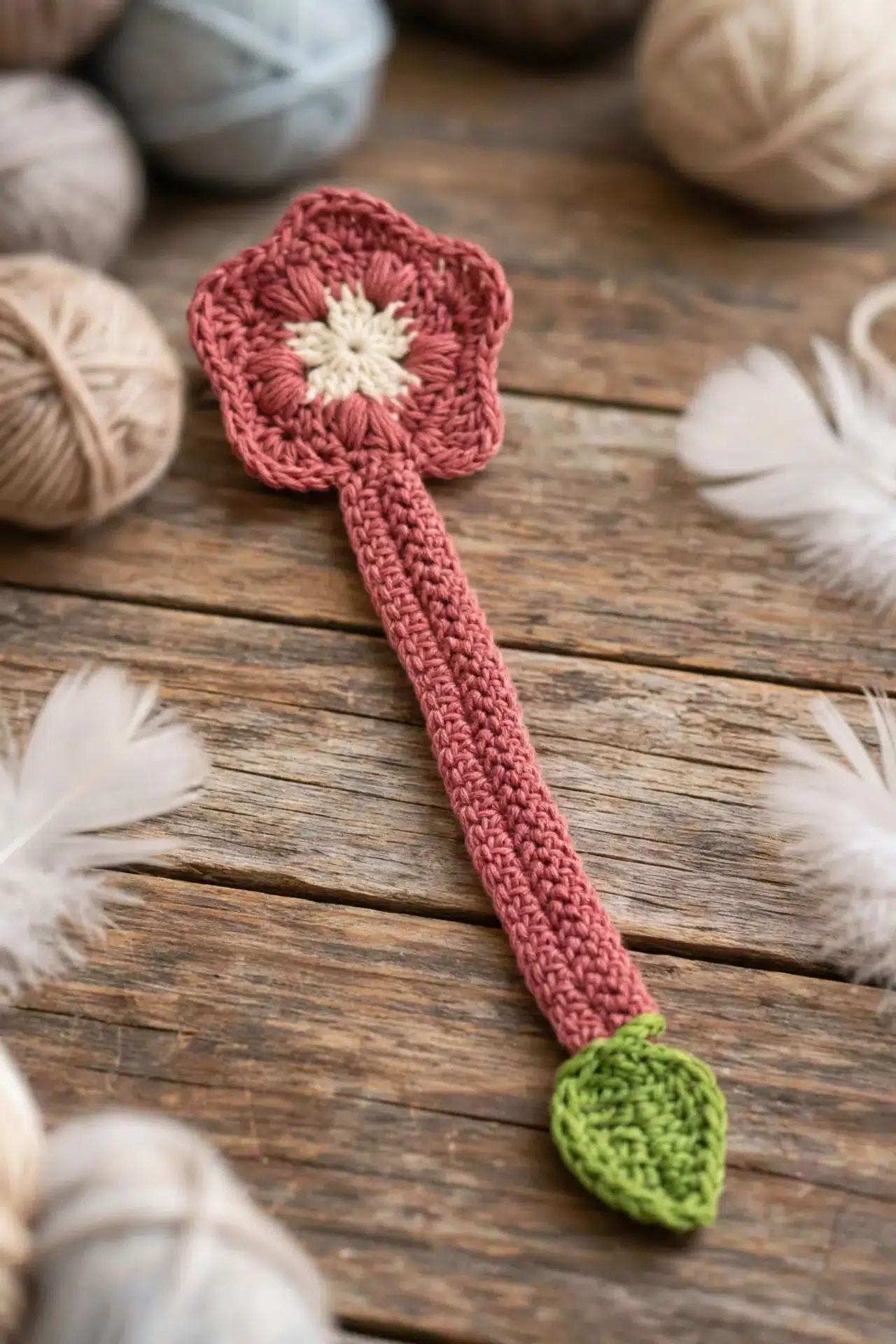 Hibiscus Flower Bookmark Crochet Pattern