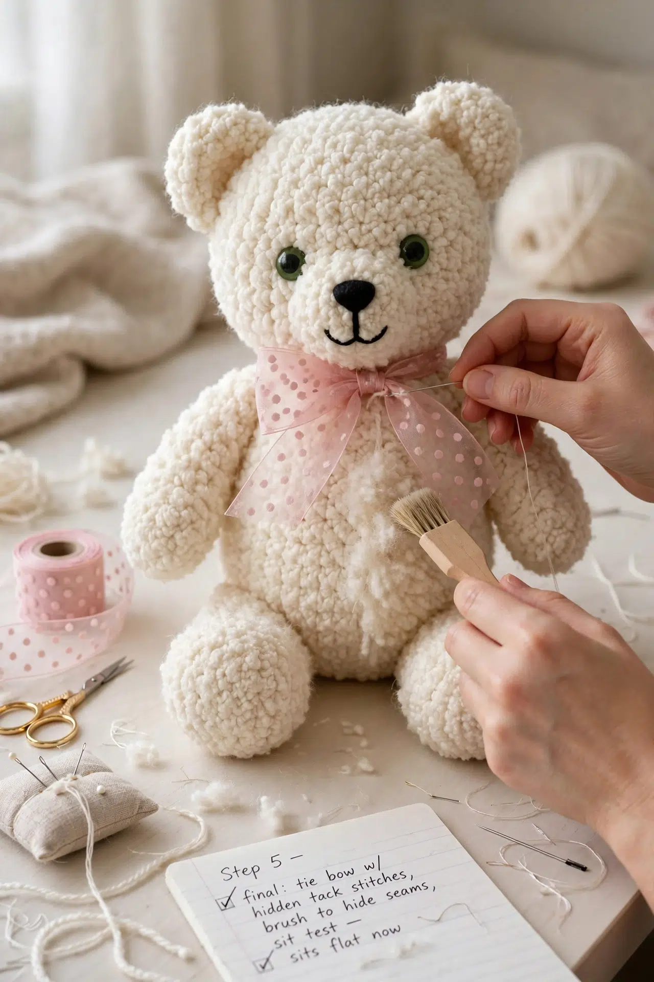 Soufflé Teddy Bear Crochet Pattern