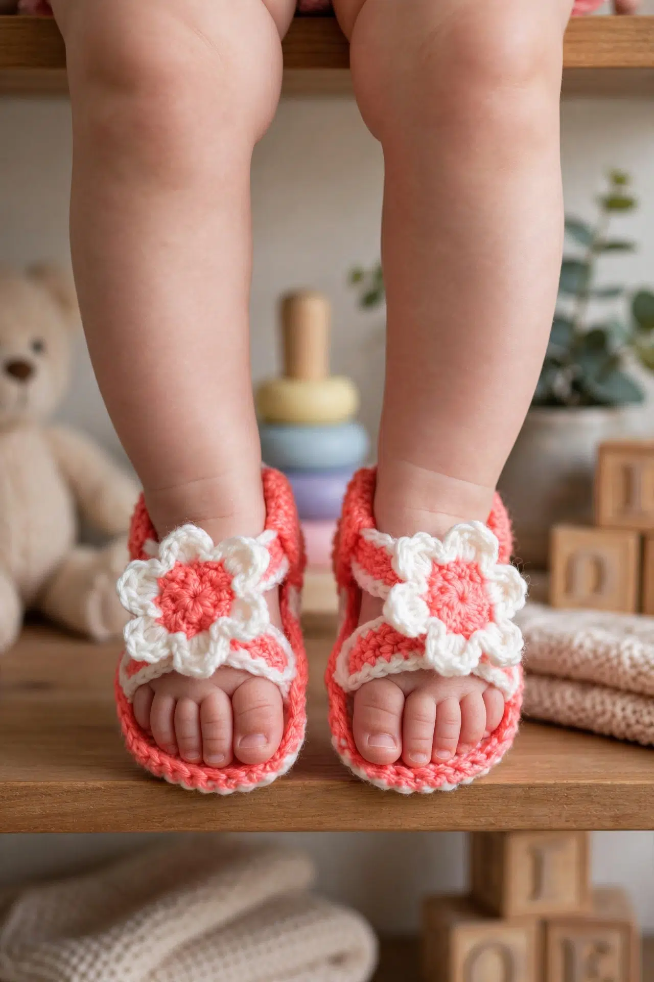 Baby Flipflop Sandals Crochet Pattern