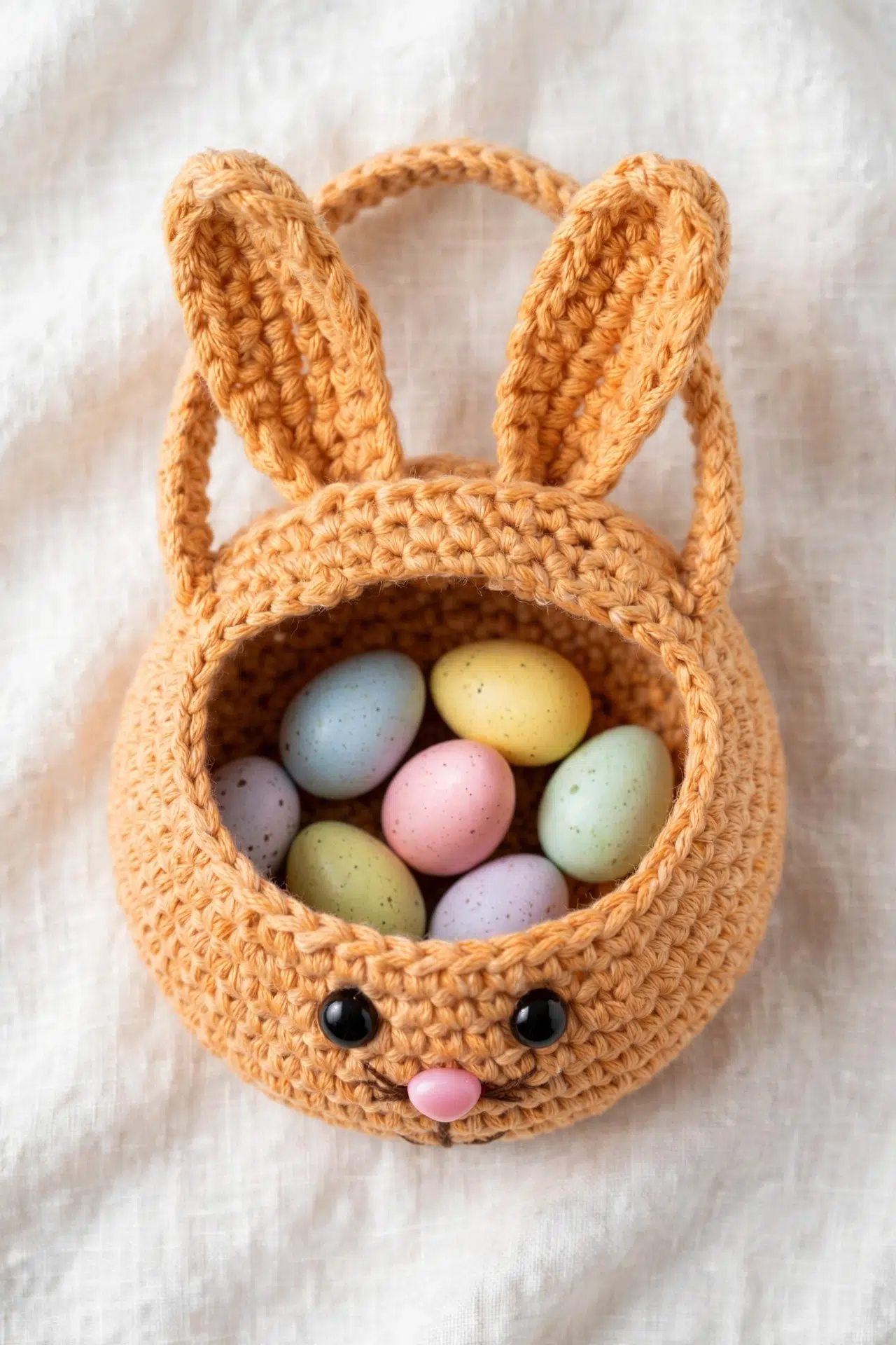 Easter Bunny Basket Crochet Pattern
